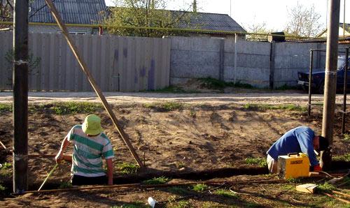 Забор «Шахматка»