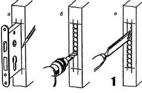 Как правильно врезать замок в калитку из профнастила
