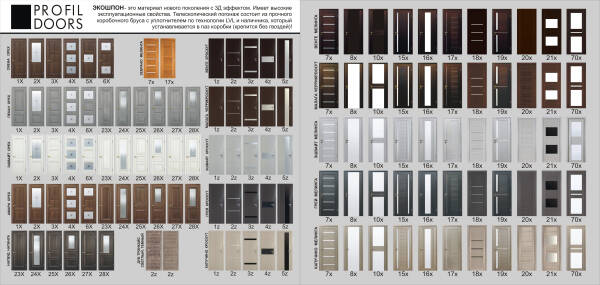 Двери компании Профиль Дорс